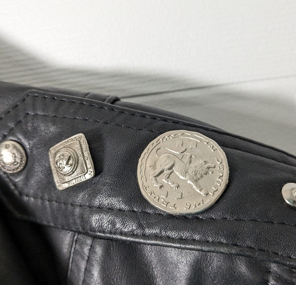 Vintage 80s PARASUCO Leather Motorcycle Jacket - Picture 4 of 11